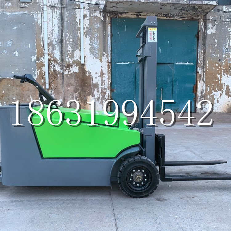 烟台市小型电动叉车1吨2吨步行站驾式电瓶堆高充电装卸车液压升降车铲车